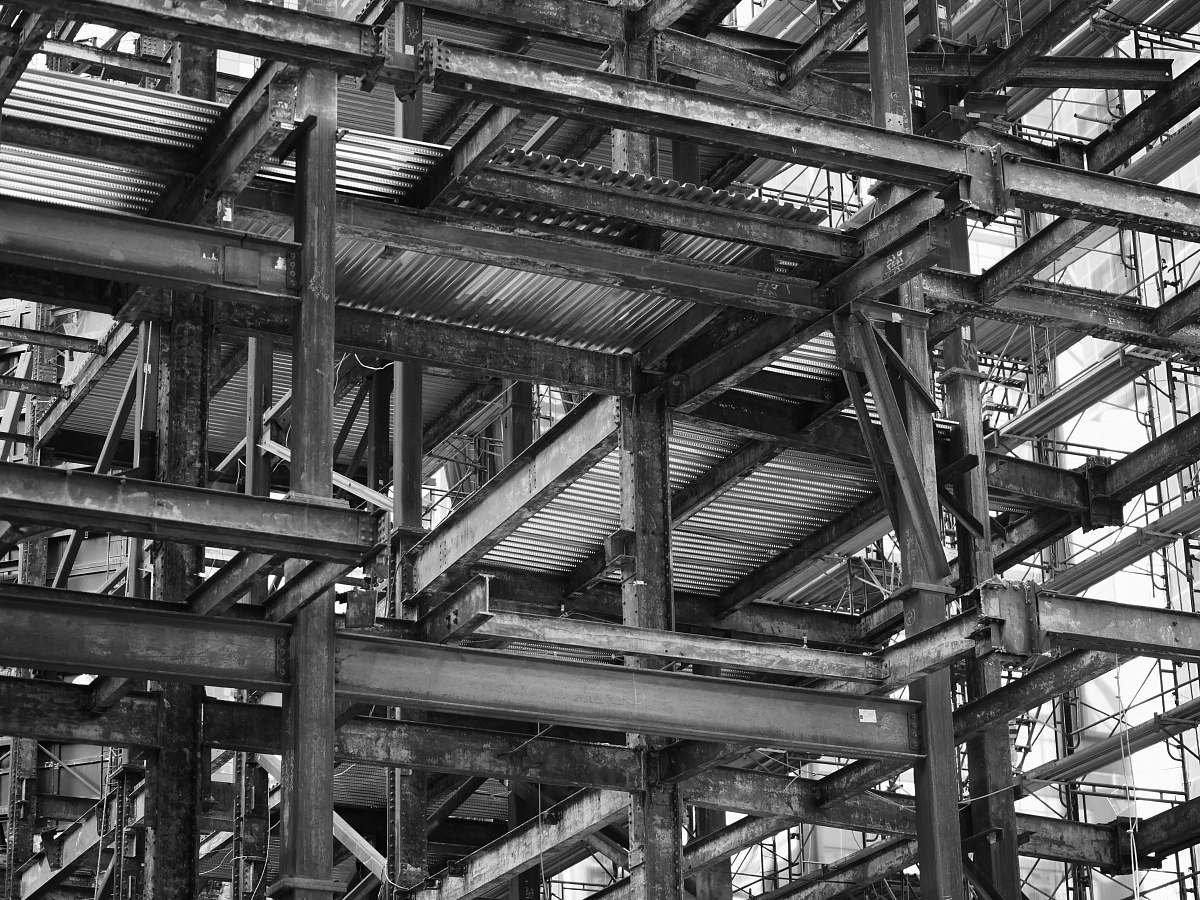 united states grayscale photography of building structure new york